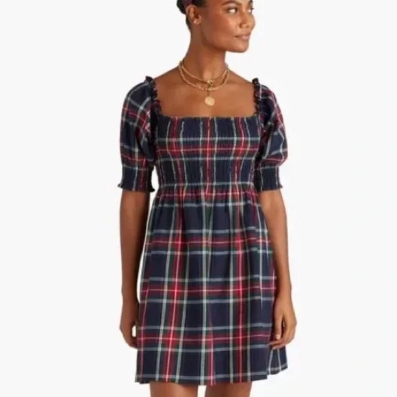 Hill house tartan plaid Athena nap dress - Picture 1 of 4
